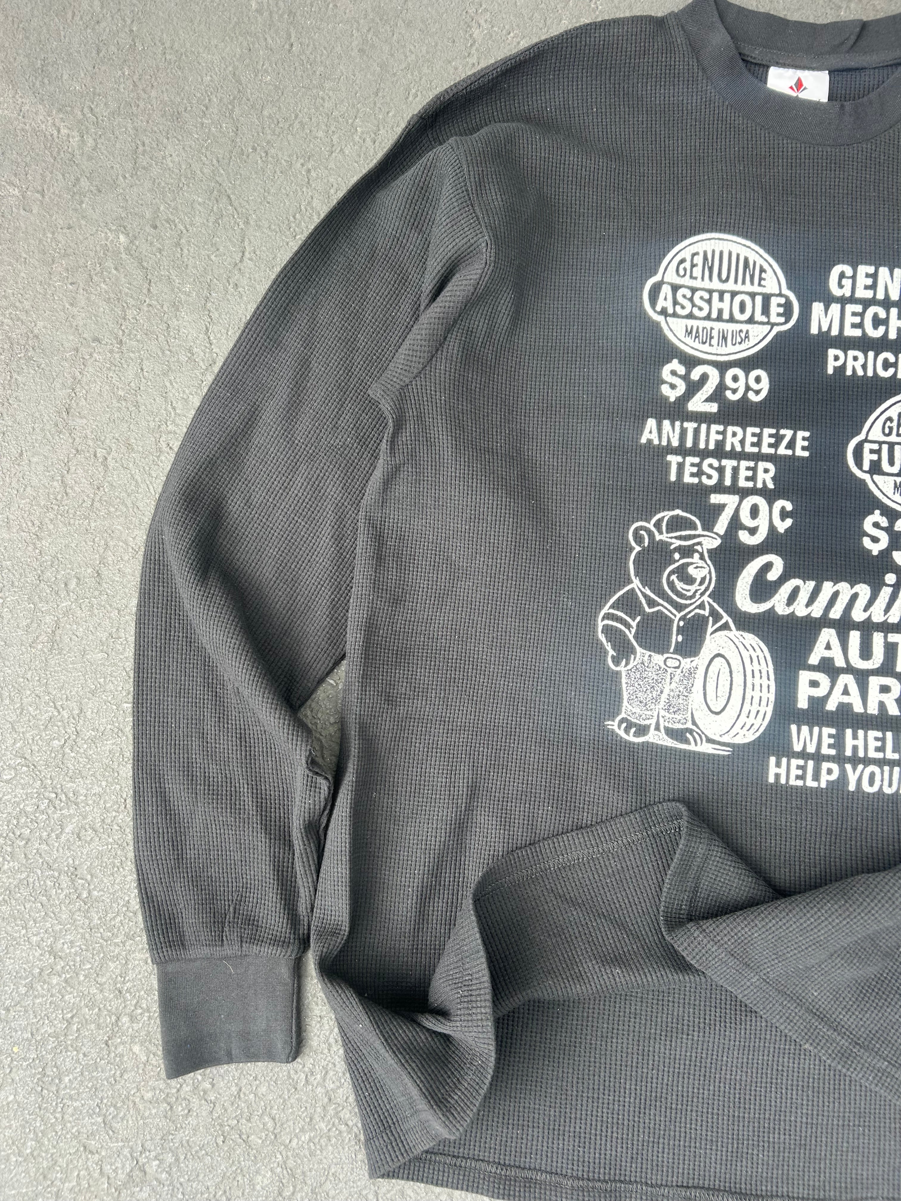 Parts & Personalities Long Sleeve Thermal Shirt-Black